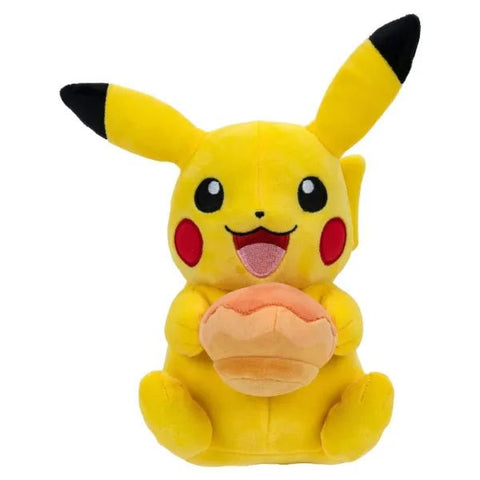 Pokémon Pikachu mit Pofflé – 20 cm Saisonales Plüsch (Frühling) - underpaidcollectibles