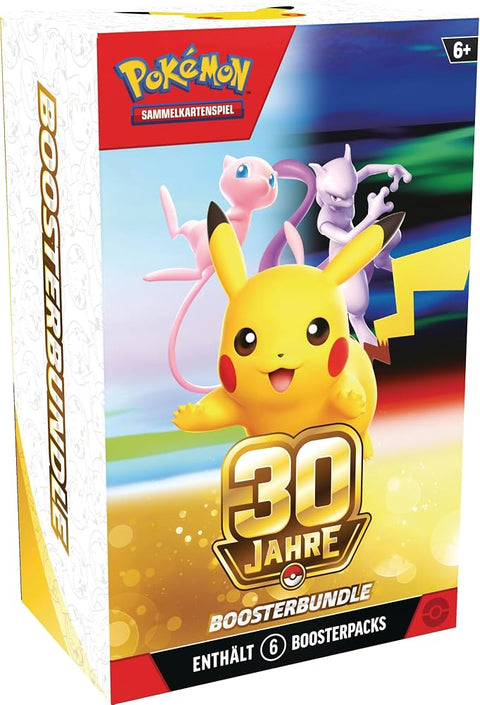 Pokémon TCG: 30 Jahre Boosterbundle (DE) - underpaidcollectibles