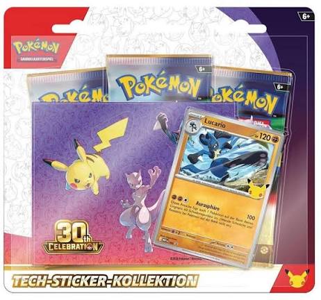 Pokémon TCG: 30 Jahre: Lucario Tech Sticker (DE) - underpaidcollectibles