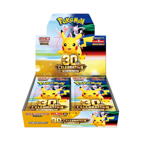 Pokemon TCG: 30th Anniversary Celebration Booster Display M6a (JP) - underpaidcollectibles