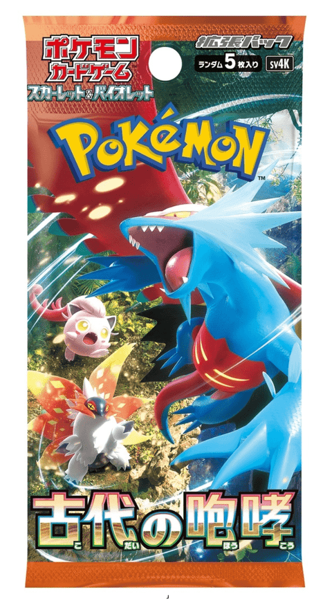 Pokémon TCG: Ancient Roar SV4K Booster Pack (JP) - underpaidcollectibles