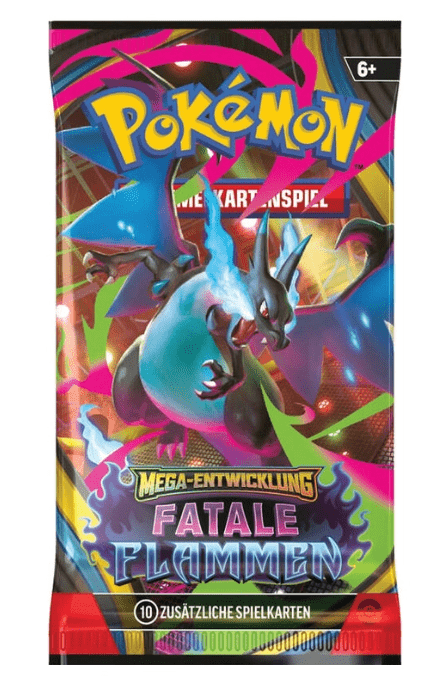 Pokémon TCG: Fatale Flammen - Booster Pack (DE) - underpaidcollectibles