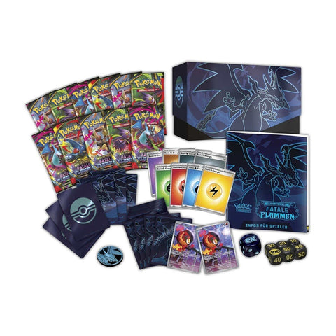 Pokemon TCG: Fatale Flammen Pokémon Center Top-Trainer-Box (DE) - underpaidcollectibles