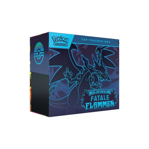Pokémon TCG: Fatale Flammen Top - Trainer - Box (DE) - underpaidcollectibles