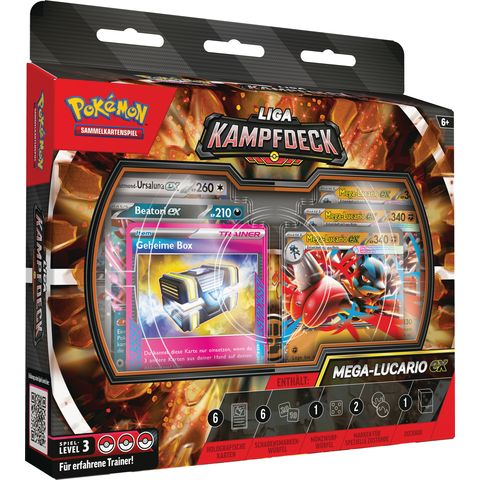 Pokémon TCG: Liga-Kampfdeck Mega-Lucario-ex (DE) - underpaidcollectibles