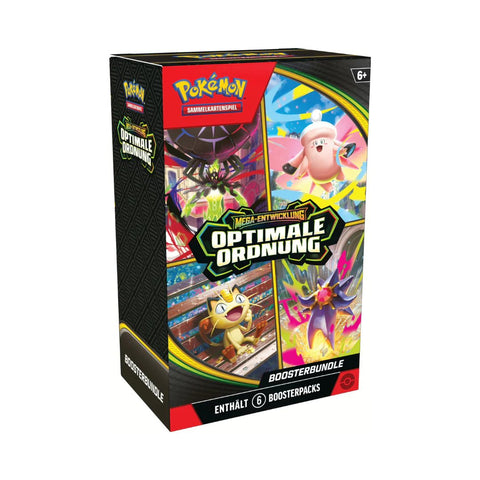 Pokemon TCG: ME03 Mega Entwicklung Optimale Ordnung Boosterbundle (DE) - underpaidcollectibles