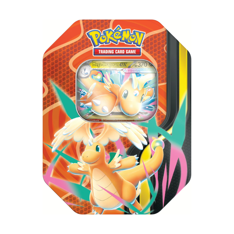 Pokémon TCG: Mega-Dragoran ex Tin Box (DE) - underpaidcollectibles