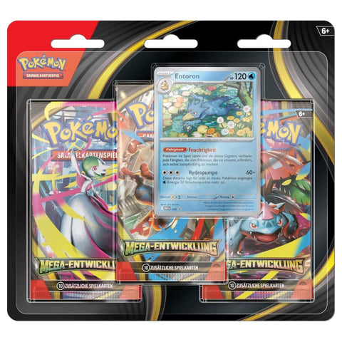 Pokémon TCG: Mega - Entwicklung 3 - Pack Blister – Entoron (DE) - underpaidcollectibles