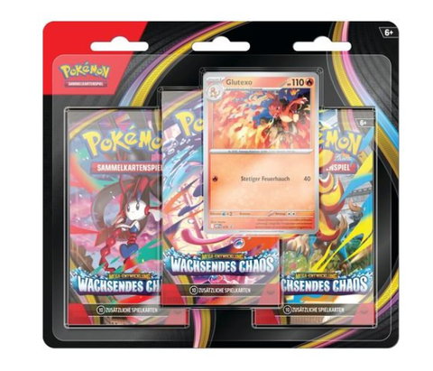 Pokémon TCG: Mega Entwicklungen Wachsendes Chaos 3 - Pack - Blister (DE) - underpaidcollectibles