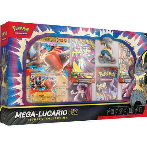 Pokémon TCG: Mega Lucario ex Figuren - Kollektion (DE) - underpaidcollectibles