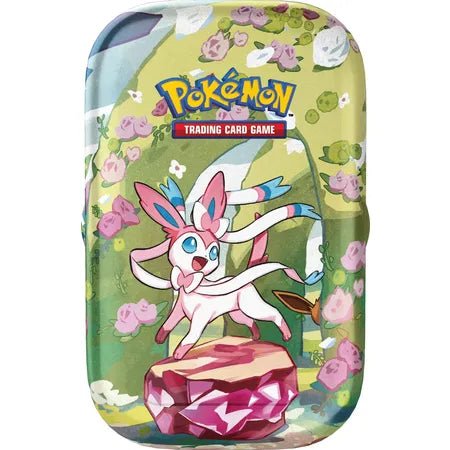 Pokémon TCG: Mini - Tin - Box Karmesin & Purpur - Prismatische Entwicklungen (DE) - underpaidcollectibles