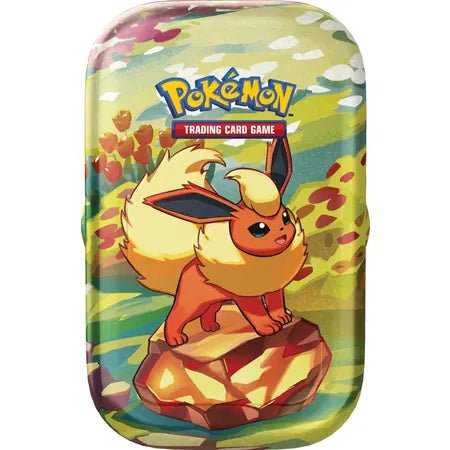 Pokémon TCG: Mini - Tin - Box Karmesin & Purpur - Prismatische Entwicklungen (DE) - underpaidcollectibles