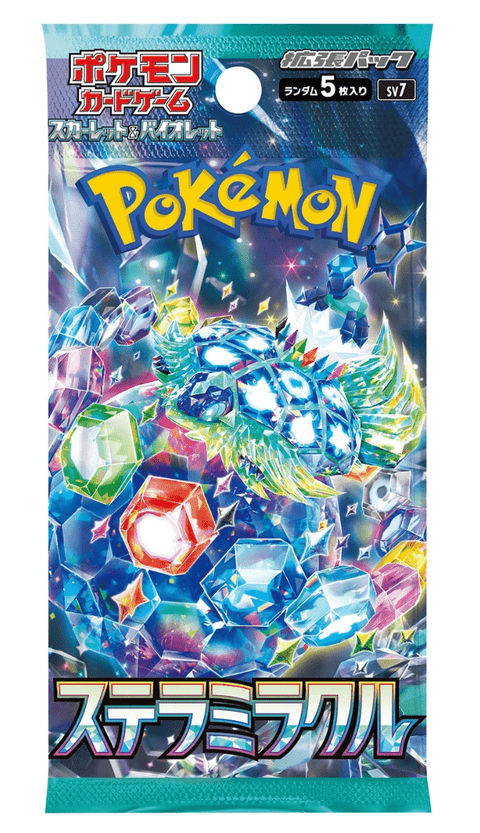 Pokémon TCG: Stellar Miracle SV7 Booster Pack (JP) - underpaidcollectibles