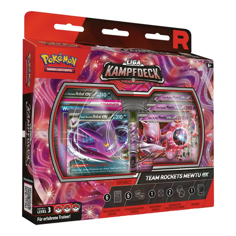 Pokémon TCG: Team Rockets Mewtu EX - Liga - Kampfdeck (DE) - underpaidcollectibles