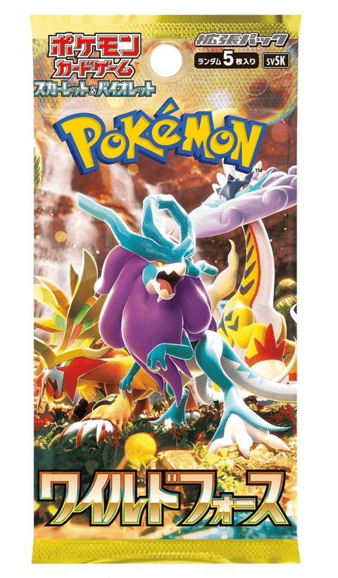 Pokémon TCG: Wild Force SV5K Booster Pack (JP) - underpaidcollectibles