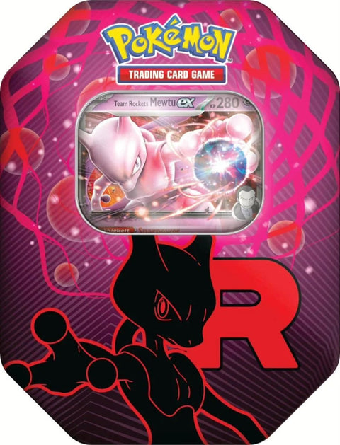 Pokémon Team Rockets Mewtu ex Tin (DE) - underpaidcollectibles