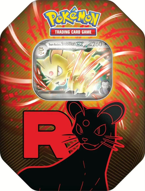 Pokémon Team Rockets Snobilikat ex Tin (DE) - underpaidcollectibles