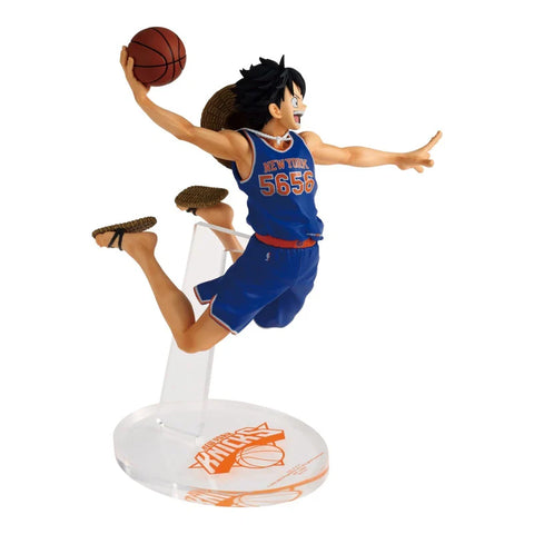 One Piece x NBA Master Stars Figur Monkey D. Luffy (New York Knicks)
