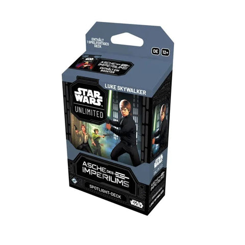 Star Wars Unlimited: Asche des Imperiums - Spotlight-Deck "Luke Skywalker" (DE) - underpaidcollectibles