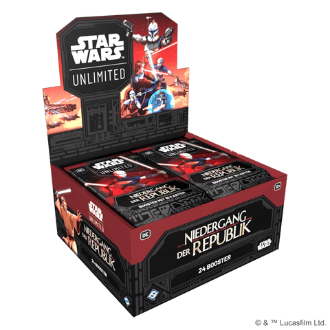 Star Wars Unlimited: Niedergang der Republik - Display (DE) - underpaidcollectibles