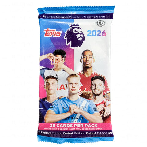 Topps® Premier League 2026 - Hobby Pack - underpaidcollectibles
