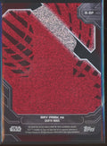 Topps Star Wars High Tek Ray Park as Darth Maul Red Diffractor Auto /5 - underpaidcollectibles