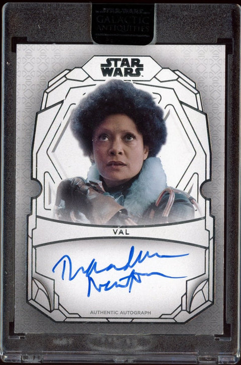 Topps Star Wars Thandiwe Newton as Val Galactic Antiquities Auto /50 - underpaidcollectibles