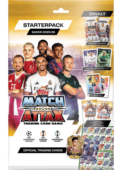 Topps UCC Champions League Match Attax 2025/26 - Starterpack - underpaidcollectibles