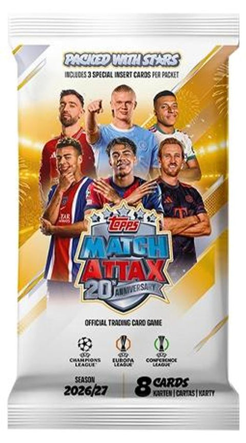Topps UEFA Champions League Club Competition Match Attax 2026/2027 - Booster Pack - underpaidcollectibles