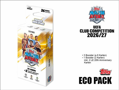 Topps UEFA Champions League Club Competition Match Attax 2026/2027 - Eco Pack - underpaidcollectibles