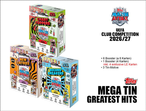Topps UEFA Champions League Club Competition Match Attax 2026/2027 - Mega Tin - underpaidcollectibles