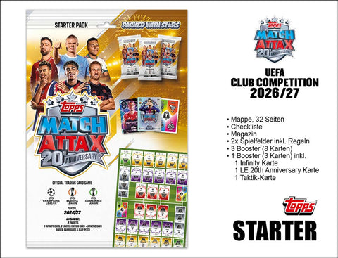 Topps UEFA Champions League Club Competition Match Attax 2026/2027 - Starter - underpaidcollectibles