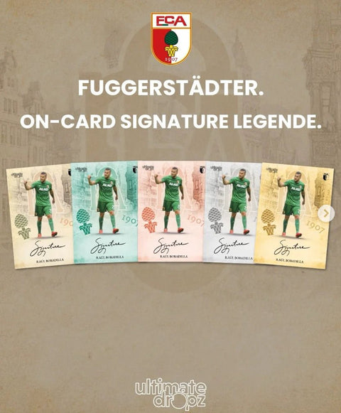 Ultimate Dropz FC Augsburg Fuggerstädter Sammelkartenbox - underpaidcollectibles