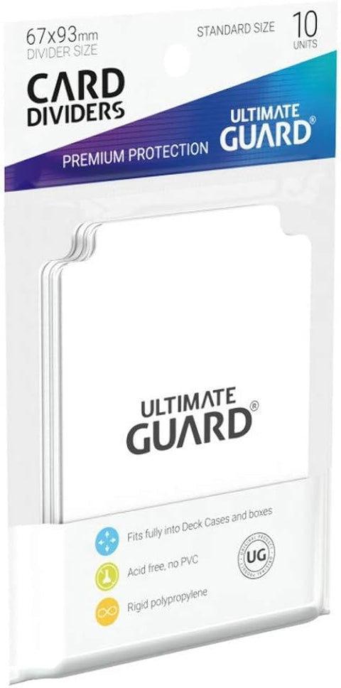 Ultimate Guard Kartentrenner Standard Weiß (10 Stück) - underpaidcollectibles