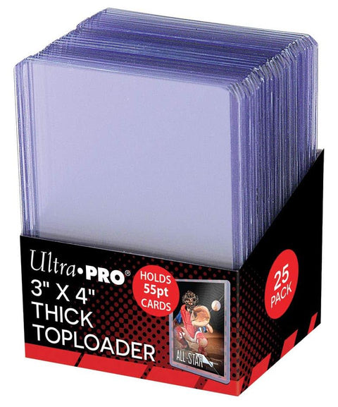Ultra Pro 3x4 Toploader Kartenhalter 55pt Thick (25 Stück) - underpaidcollectibles