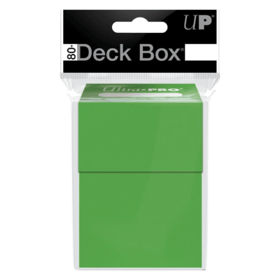 Ultra Pro: Lime Green Deck Box - underpaidcollectibles