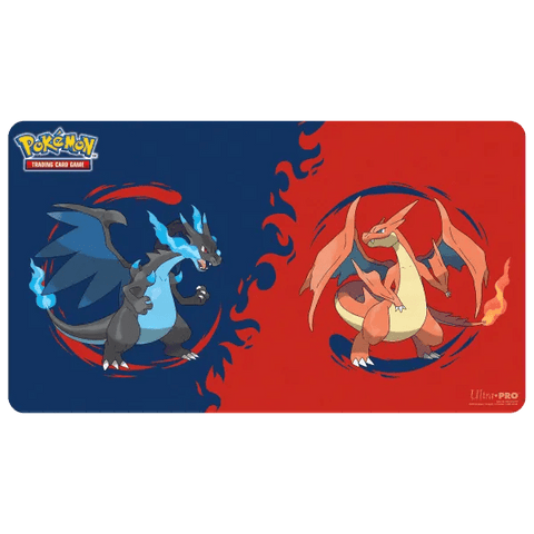 Ultra Pro: Mega Charizard X and Mega Charizard Y - Playmat für Pokémon TCG - underpaidcollectibles