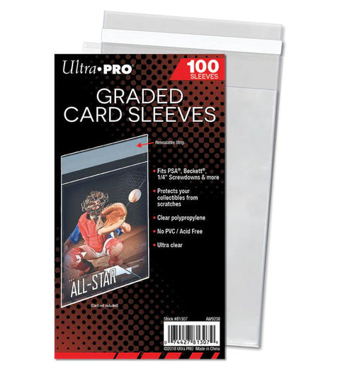 Ultra Pro Resealable Graded Card Sleeves (100 Stück) - underpaidcollectibles