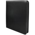 Ultra Pro - Vivid 12 - Pocket Zippered PRO - Binder: Black - underpaidcollectibles