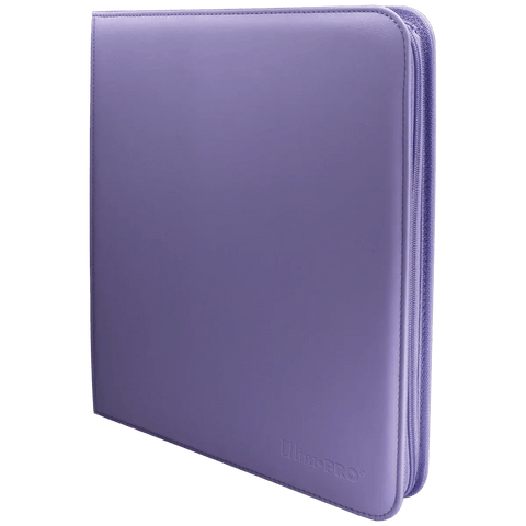 Ultra Pro - Vivid 12 - Pocket Zippered PRO - Binder: Purple - underpaidcollectibles