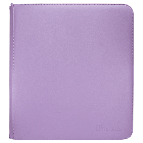Ultra Pro - Vivid 12 - Pocket Zippered PRO - Binder: Purple - underpaidcollectibles