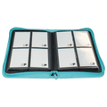 Ultra Pro - Vivid 4 - Pocket Zippered PRO - Binder: Light Blue - underpaidcollectibles