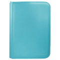 Ultra Pro - Vivid 4 - Pocket Zippered PRO - Binder: Light Blue - underpaidcollectibles