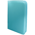 Ultra Pro - Vivid 4 - Pocket Zippered PRO - Binder: Light Blue - underpaidcollectibles