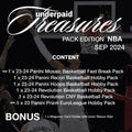 underpaid Treasures Basketball Pack Edition September 2024 - underpaidcollectibles