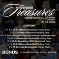 underpaid Treasures Basketball Premium Pack Edition August 2024 - underpaidcollectibles