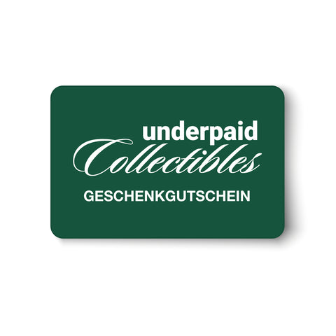 Gift voucher for underpaidcollectibles.com