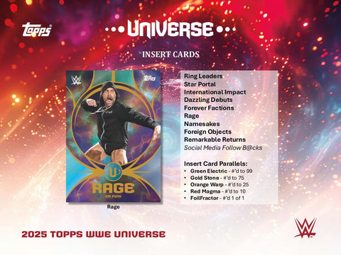 2025 Topps WWE Universe Value Box