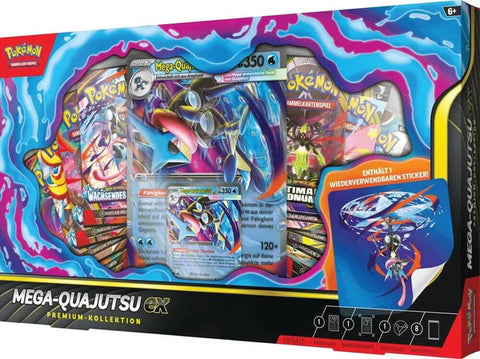 Pokemon TCG: Mega Quajutsu ex Premium Kollektion (DE)