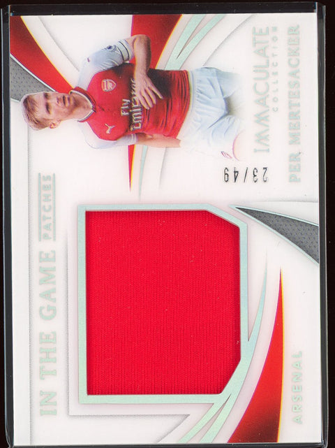 2021 Panini Soccer Immaculate Per Mertesacker Game Used Patch /49 - underpaidcollectibles